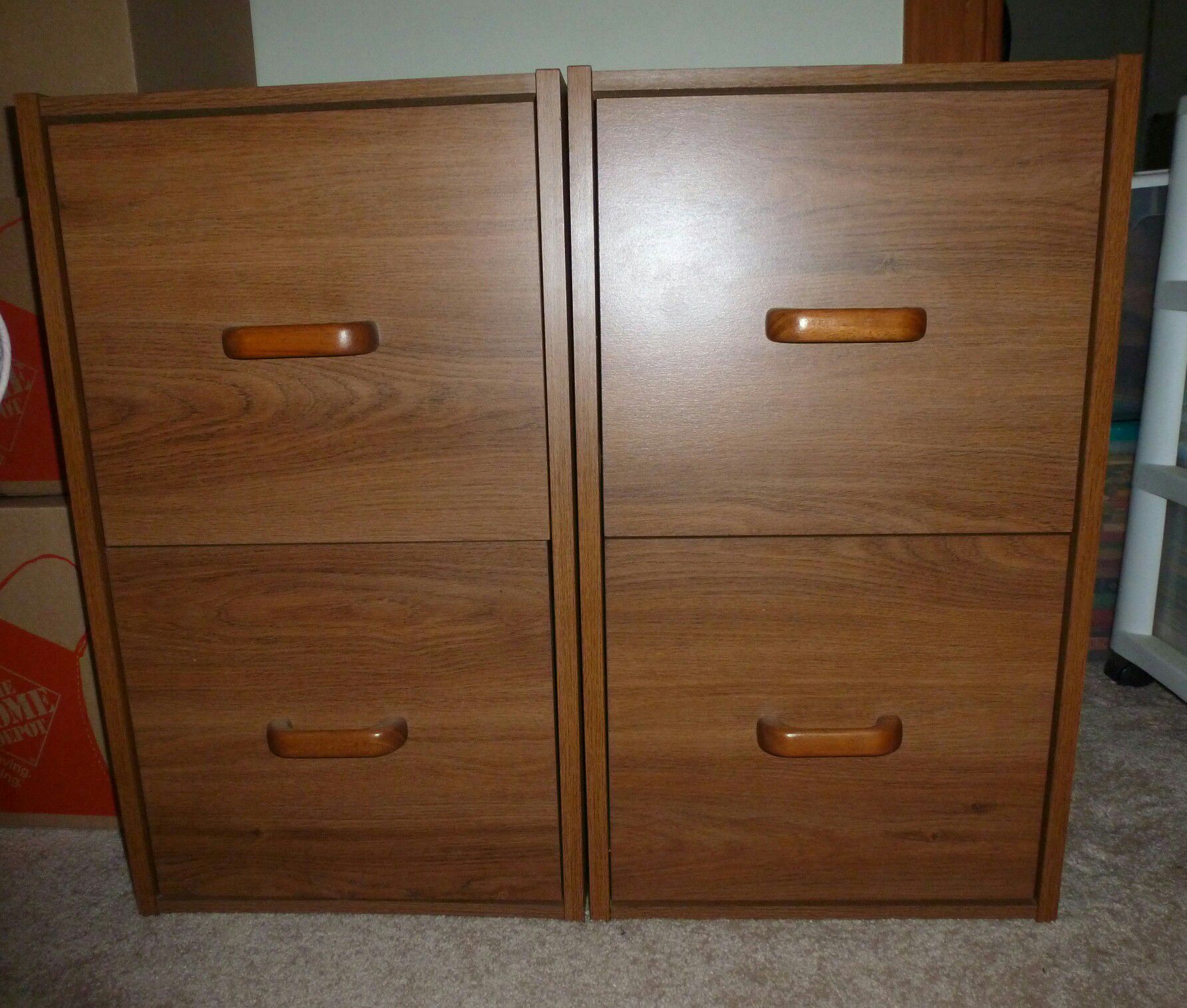 Wood file cabinets