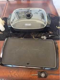 DeLonghi Electric Skillet & Presto Griddle Breakfast Bundle - Works Great!