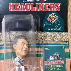 Vintage Cal Ripken Jr. Orioles Corinthian Headliners Figure - MLB 90s Carded