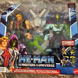 new sealed he man and the masters of the universe he man and skeletor
