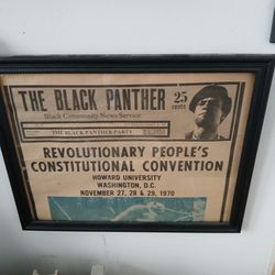 First Edition Black Panther Party Newspaper 