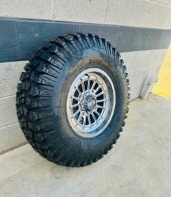 On sale. Metal Fx 15x7 4x137 wheels And 35x10-15 tires for CAN AM & HONDA UTV SXS (We Finance)