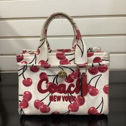 Coach Cherry Mini Tote