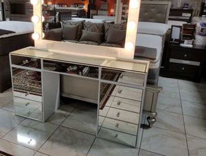 Photo NEW VANITY MIRROR DRAWER LIGHTS BULB USA MEXICO FURNITURE NOT IMPRESSIONS NEW FURNITURE AVAILABLE AND MATTRESS