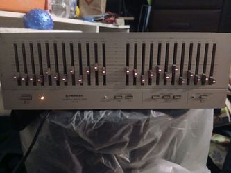 Pioneer graphic equalizer sg-9