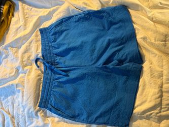 Blue Drawstring Shorts
