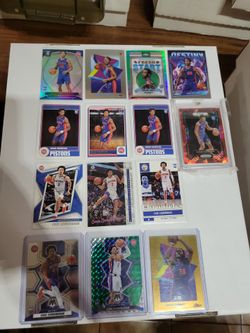Detroit Pistons NBA Rookie Card Lot