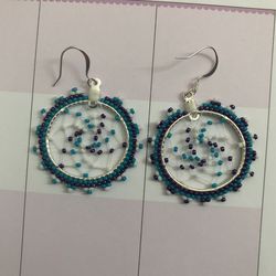 Dreamcatcher Beaded Earrings