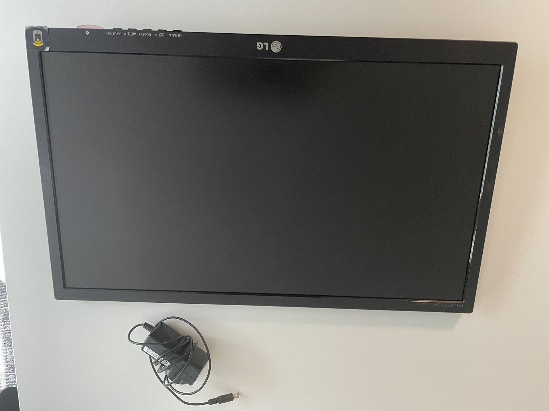 LG 27” Monitor, DVI Only, Without Stand