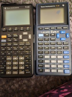 Lot of 2 Texas Instruments Calculators