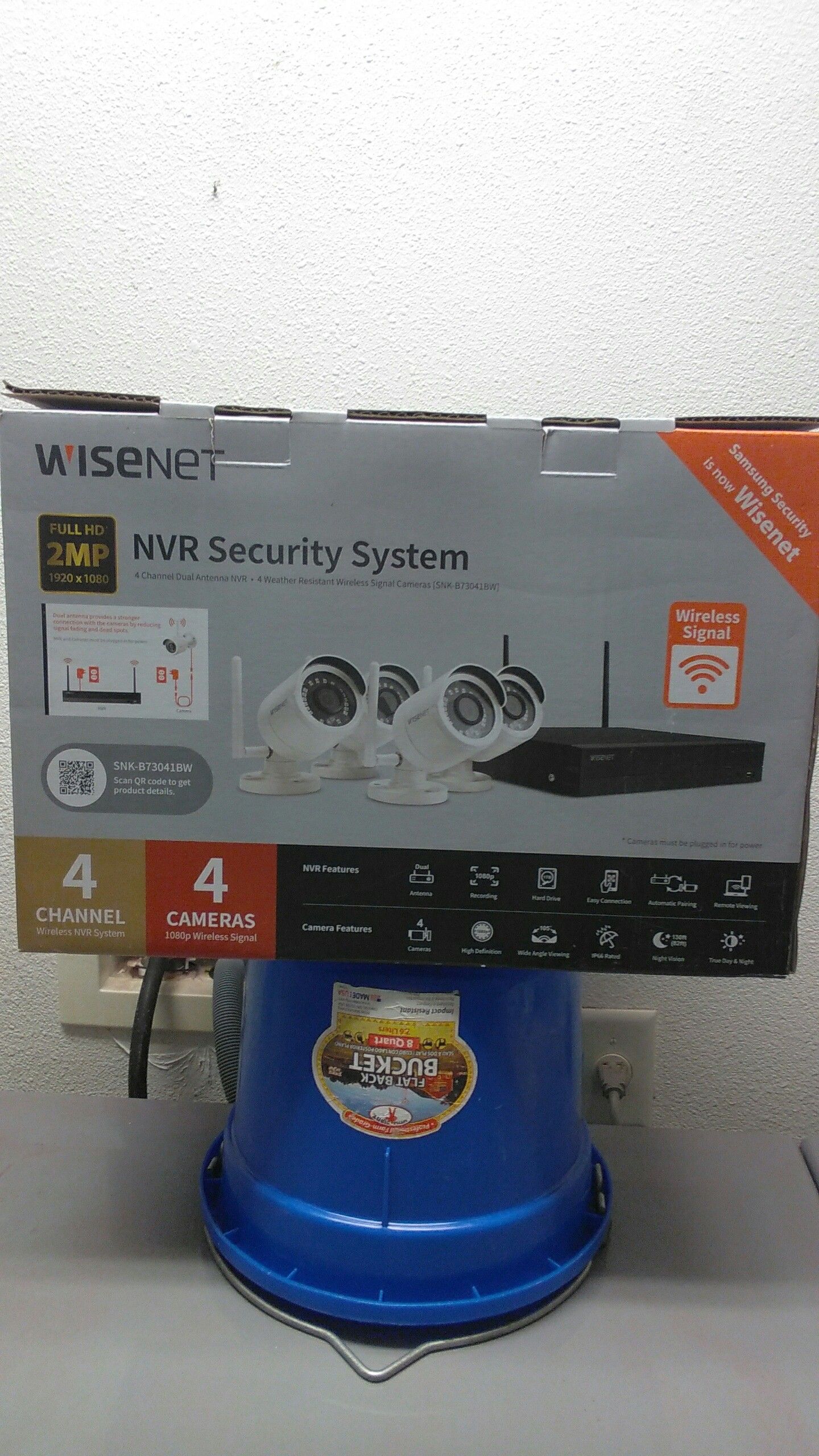 4 CHANNEL 4 CAMERA NVR WIRELESS VIDEO SECURITY SYSTEM