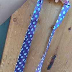 Polka Dot Purple Ribbon