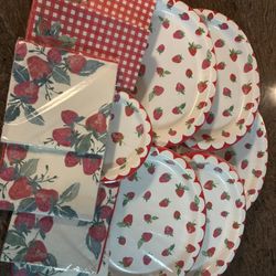 strawberry party set