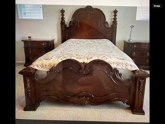 Ashley Queen bed w/night stand