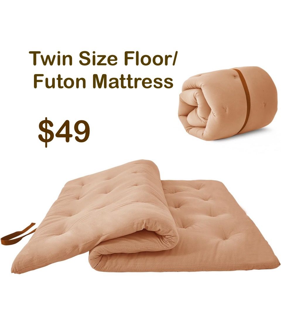 Twin Size Japanese Futon Mattress Twin Size 39"X 80", for Sale in Las