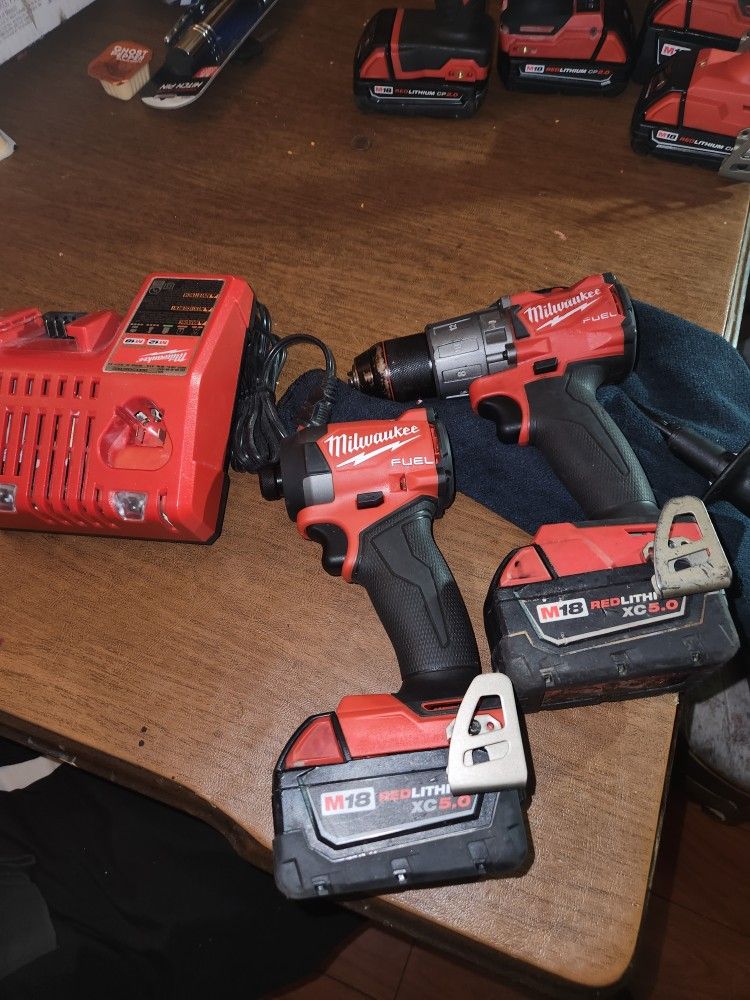 Milwaukee M18 FUEL Used Good Combo Kit. Firm Price/precio Firme🛑