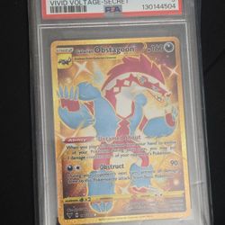 Obstagoon Secret PSA 9 Pokemon