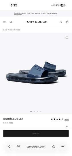 TORY BURCH Bubble Jelly Slides