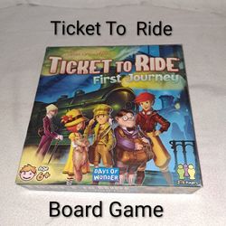 Ticket To Ride First Journey Days Of Wonder Board Game In Excellent New Condition (Is Complete Nothing Missing)