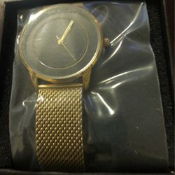 Unisex 14 Karat  gold Plated watch