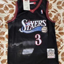 Allen iverson 76ers throwback jersey top