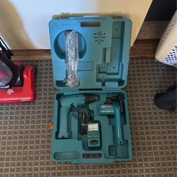 Makita Drill, Lamp, and Saw