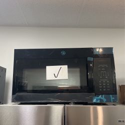 GE Microwave Black 