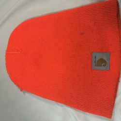 Orange carhartt beanie