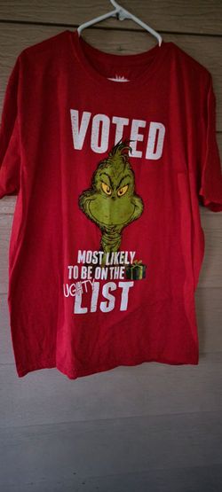 ADULT HOW THE GRINCH STOLE CHRISTMAS TSHIRT SIZE  2XL