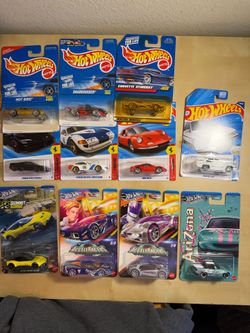 Hot Wheels Collector Lot - Ferraris, AcceleRacers, Vintage Blue Cards & Silver Series (11 Cars)
