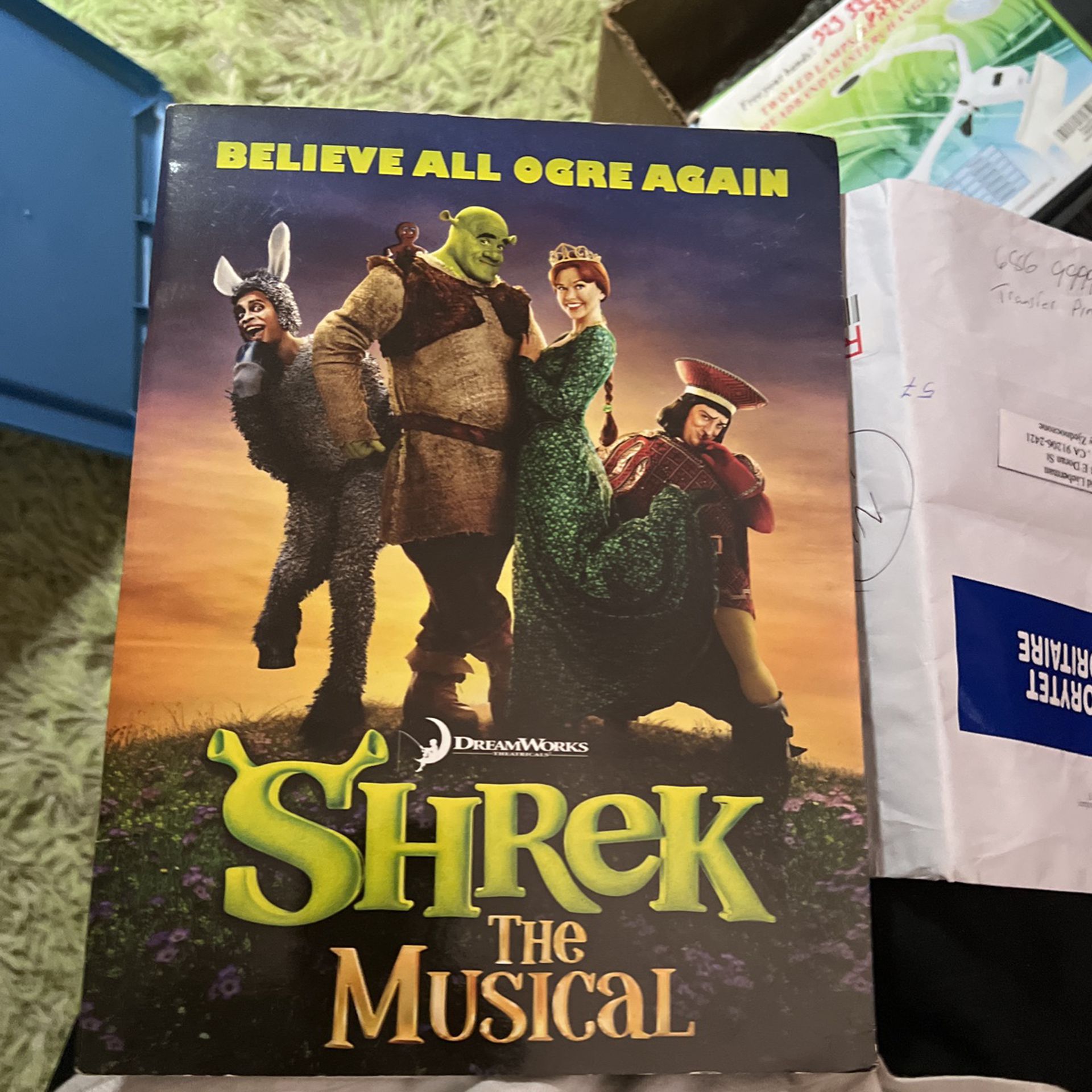 Shrek The Musical Program