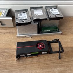 Mac Tower 3 1TB Hard Drives 32gb RAM And ATI RADEON Graphics processor 