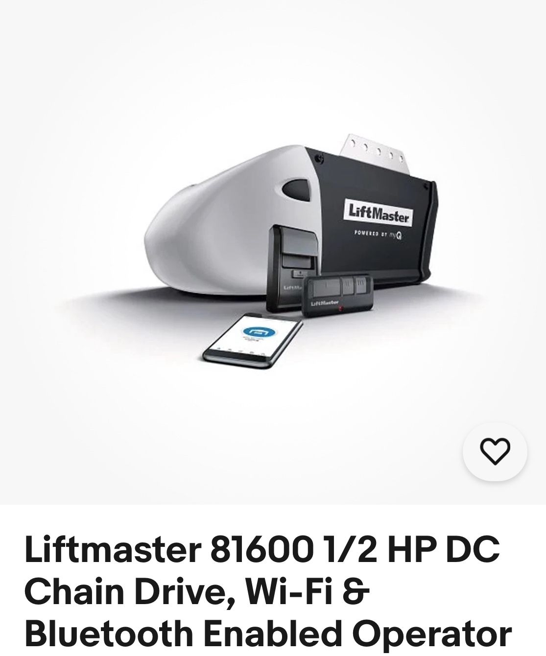 Liftmaster 8160 Garage Door Opener