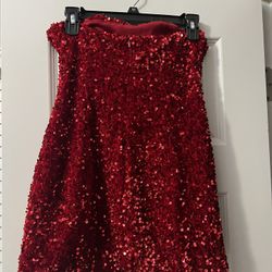 Red Sequin mini dress 