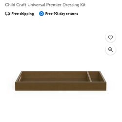 Child Craft Changing Table Topper Cocoa Bean