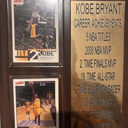 Kobe Bryant cards With Card 