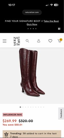 Burgundy Knee High Boots