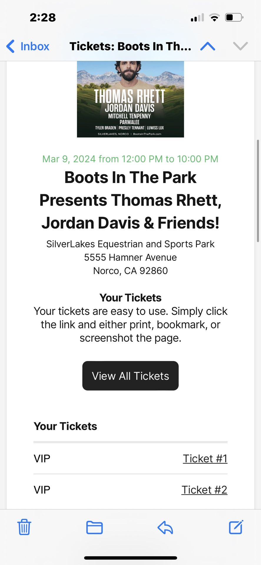 BOOTS IN THE PARK NORCO