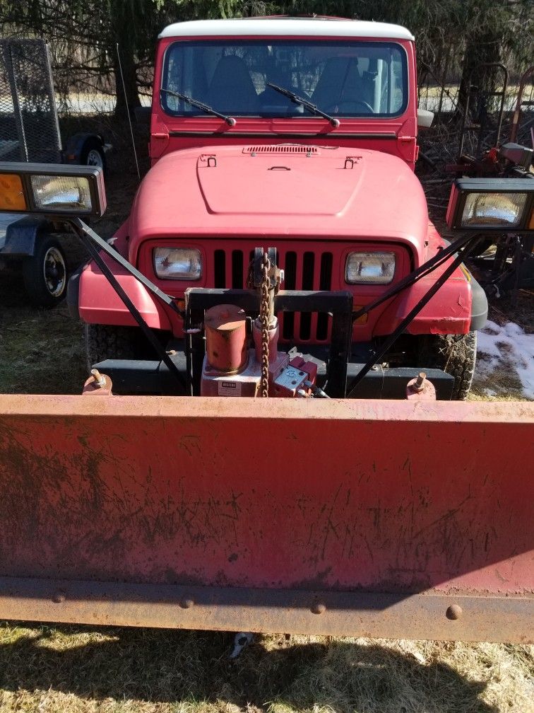Jeep Wragler Parts Yj Western Plow