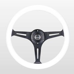 SKU: Nrg NrST-015BK-GL 350MM 1.5" DEEP DISH WOOD GRAIN STEERING WHEEL