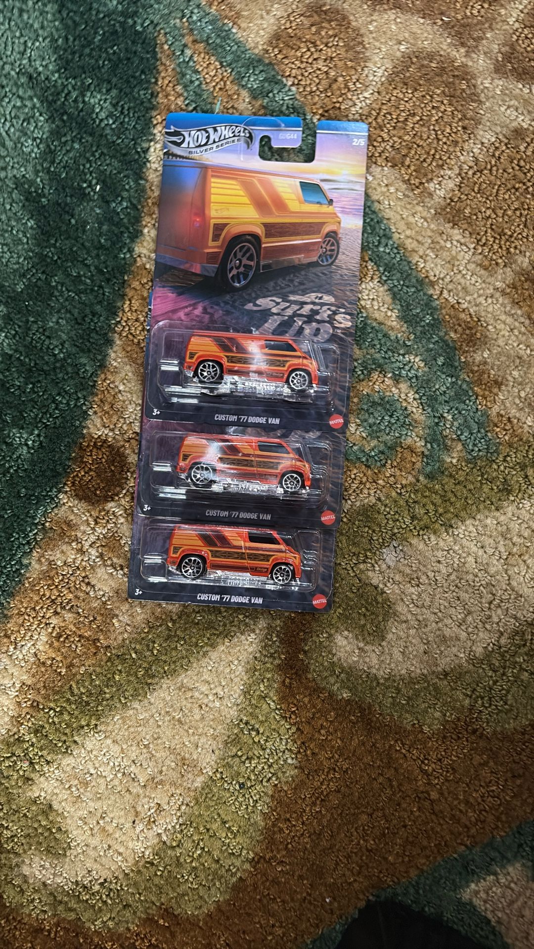 Hotwheels custom 77 vans. All three for 15.