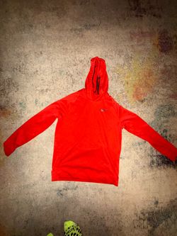 Red Nike hoodie with zipper #streetwear