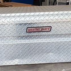 Weather Guard Silver Aluminum Truck Tool Box Toolbox