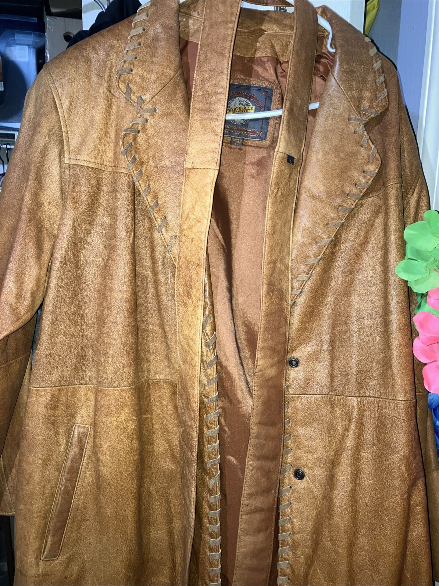 Adventure Bound By Wilson’s Leather Jacket. Size Large