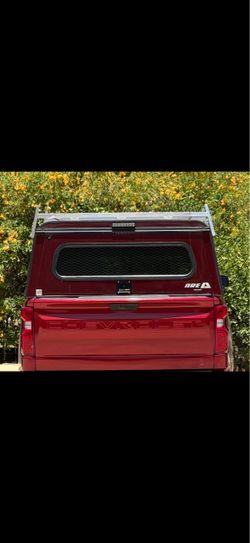 A.R.E. Contractor Camper Shell w/ Ladder Rack – Chevy Silverado