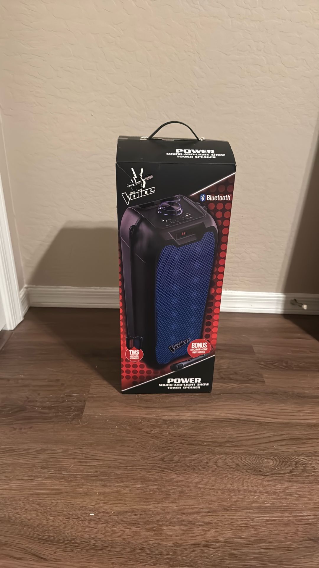 Bluetooth Party Speaker - Karaoke Speaker - New In-box (The Voice Power)