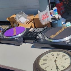 Dj Turntables And CAR SUB ROOFER Must Go Today