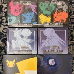 bundle of Pokemon Sword & Shield Elite Trainer Boxes