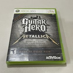 Guitar Hero Metallica BRAND NEW SEALED XBOX 360