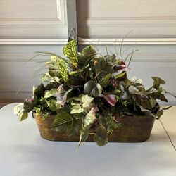 Centerpiece arrangement, Faux Greenery